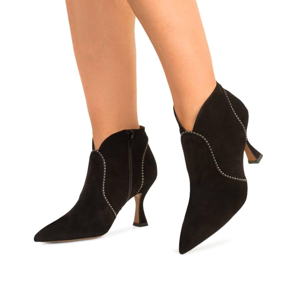paco gil OFELIA BLACK SUEDE Descuento