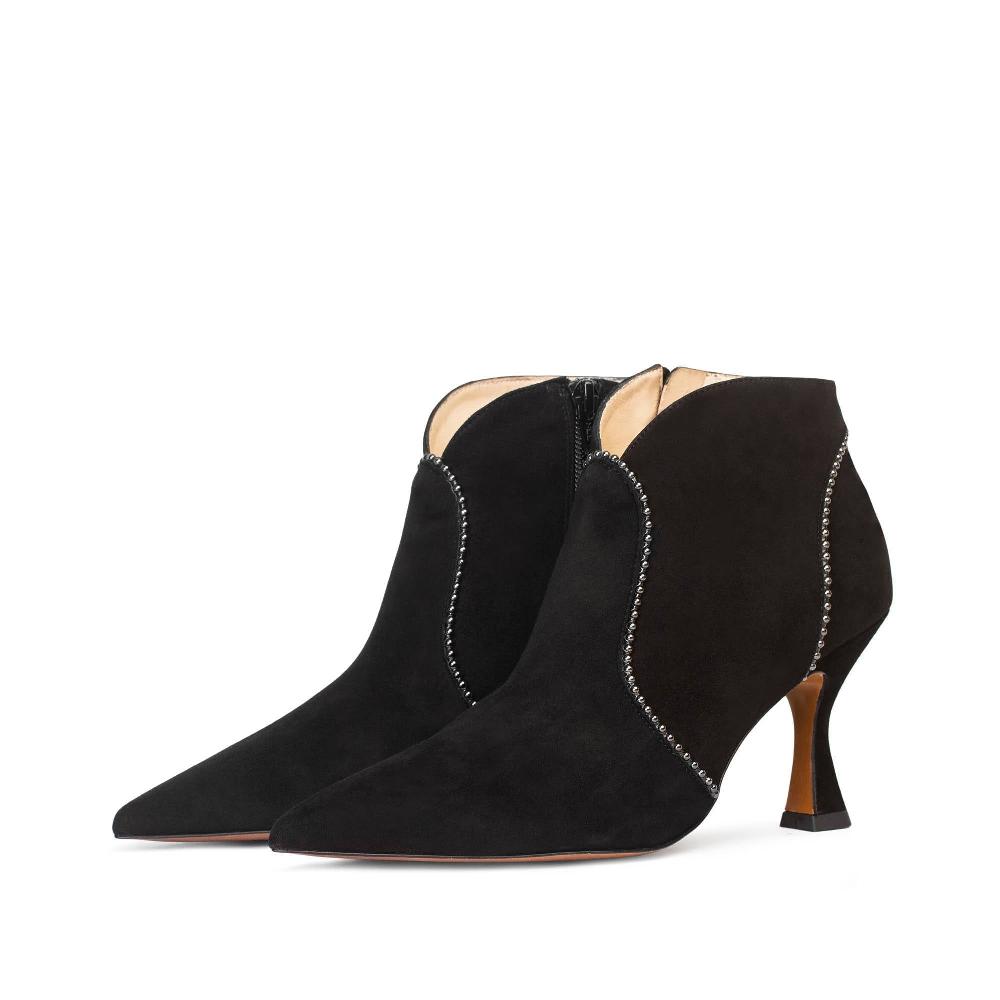 paco gil OFELIA BLACK SUEDE Descuento