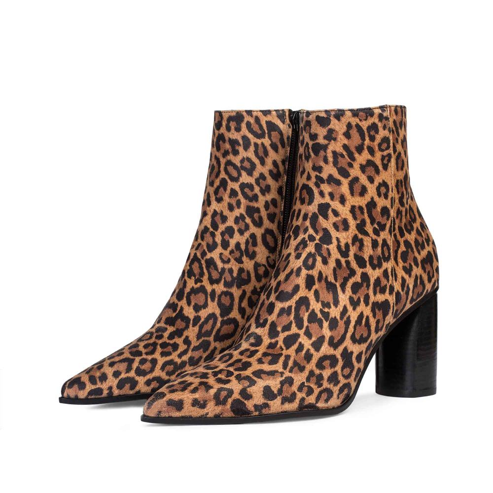 paco gil NATALIA LEOPARD SUEDE Tienda