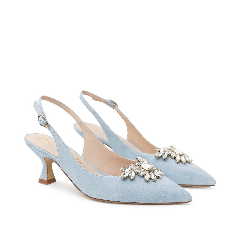 paco gil INES AZURE SUEDE Oferta especial