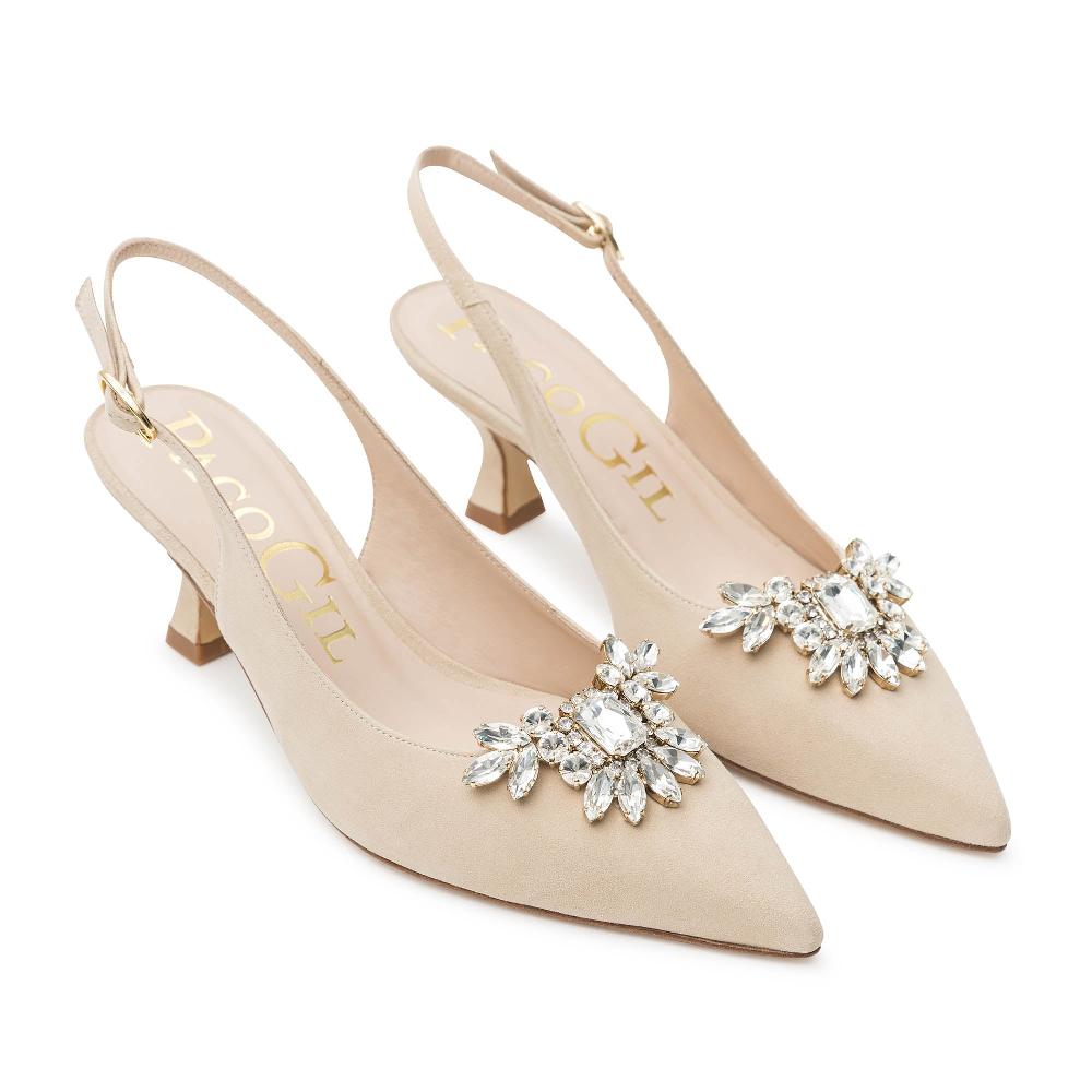 paco gil INES BEIGE SUEDE Precio de fábrica