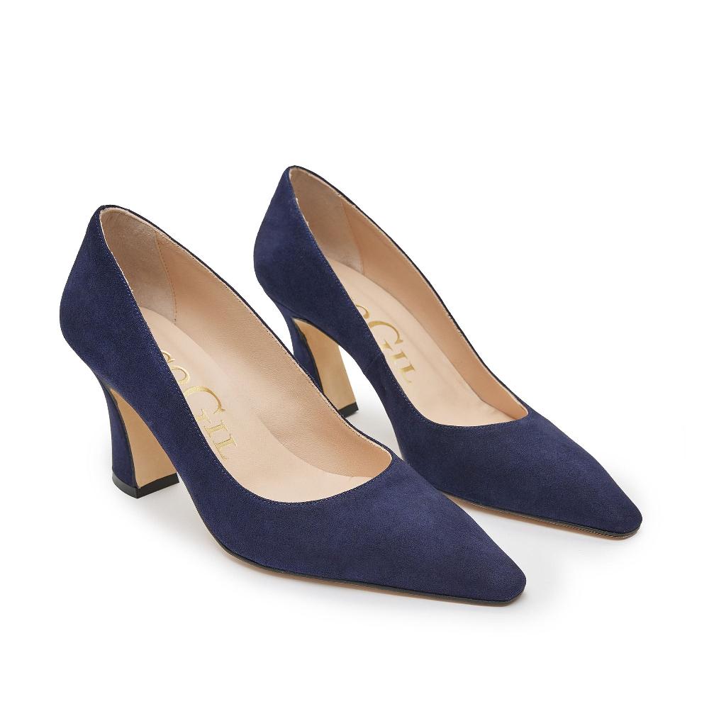 paco gil XIMENA NAVY SUEDE Tienda de fábrica
