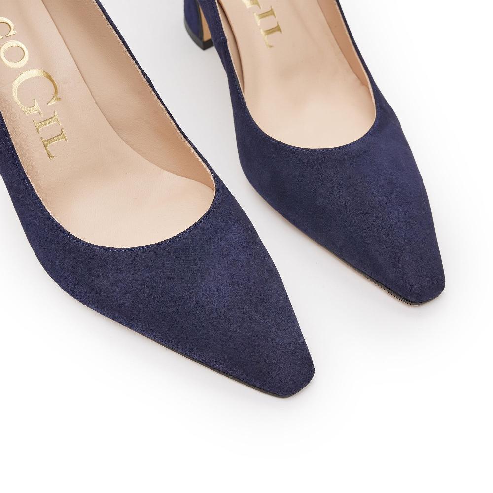 paco gil XIMENA NAVY SUEDE Tienda de fábrica