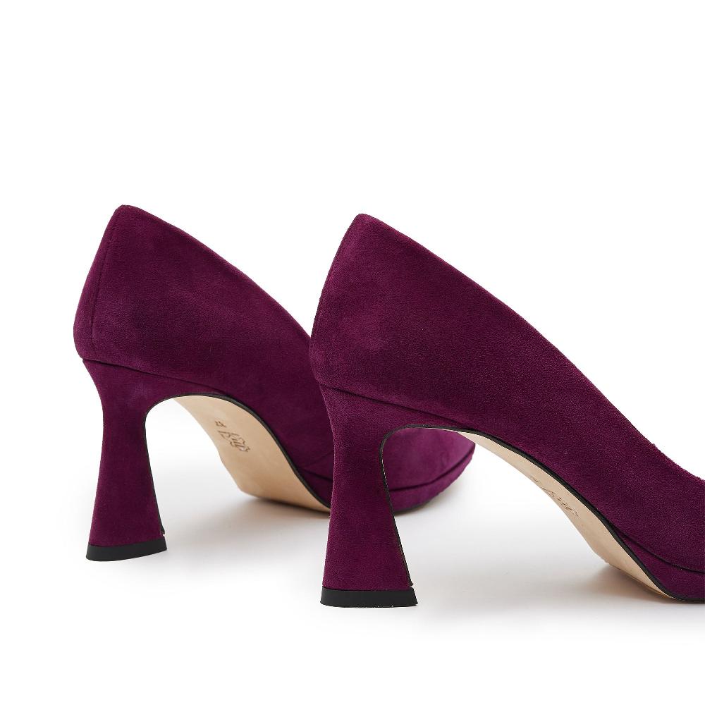 paco gil REGINA AUBERGINE SUEDE En oferta
