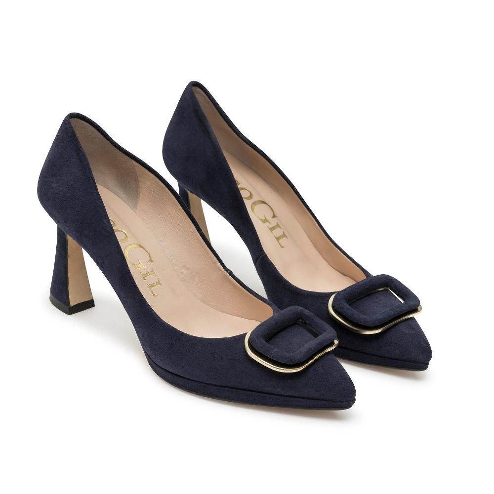 paco gil CELIA NAVY SUEDE Rebajas de fábrica
