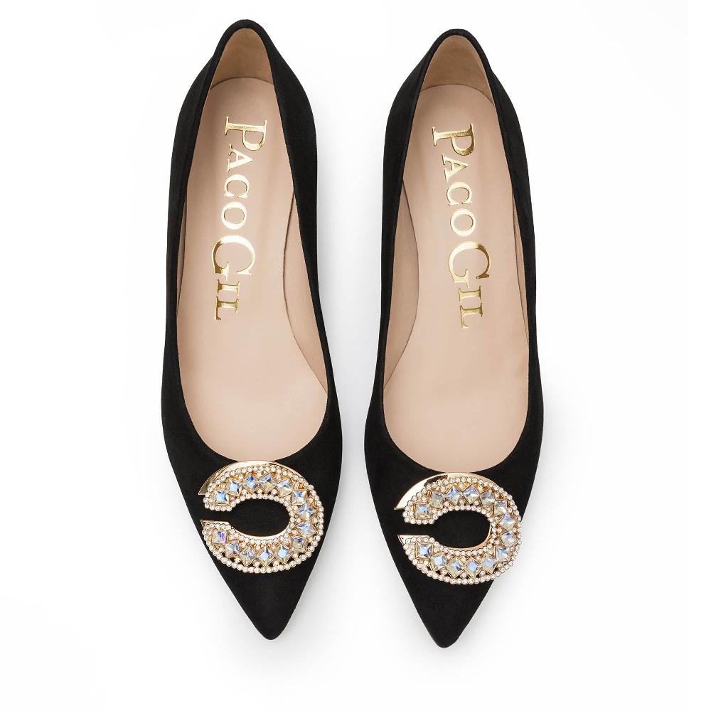 paco gil MADELIA BLACK SUEDE Precios de Black Friday