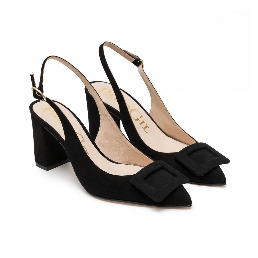 paco gil HELIA BLACK SUEDE Descuentos del mes