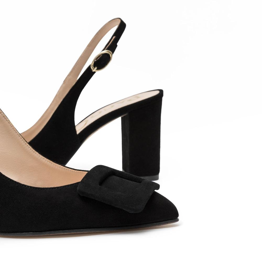 paco gil HELIA BLACK SUEDE Descuentos del mes
