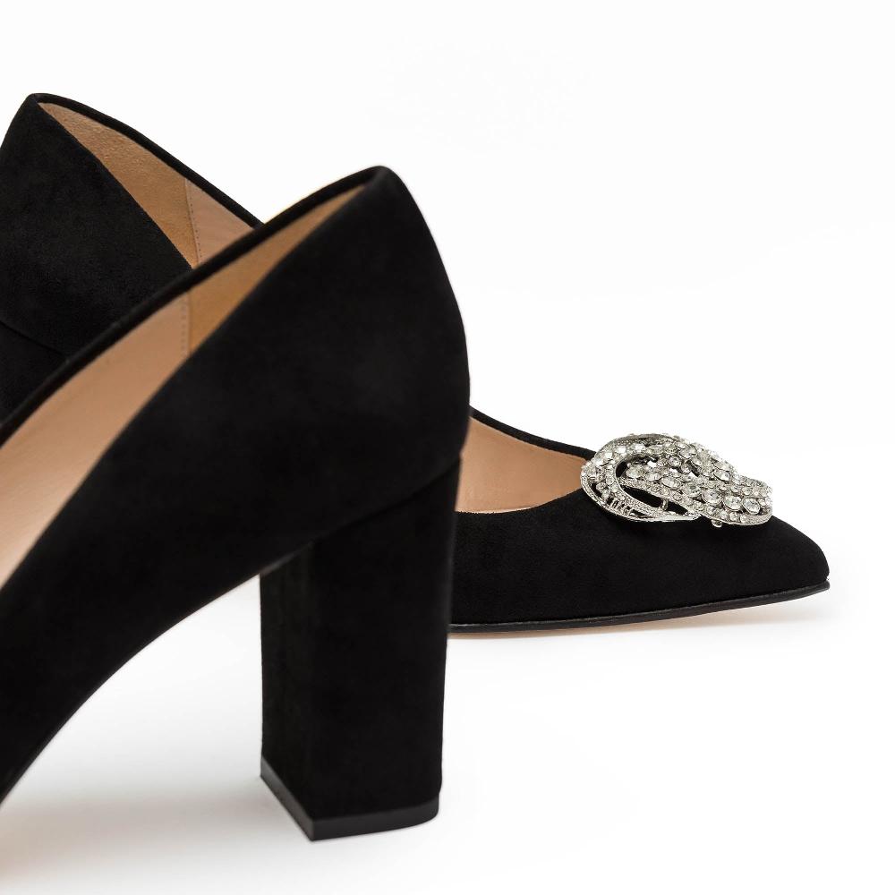 paco gil AVA BLACK SUEDE Oferta exclusiva