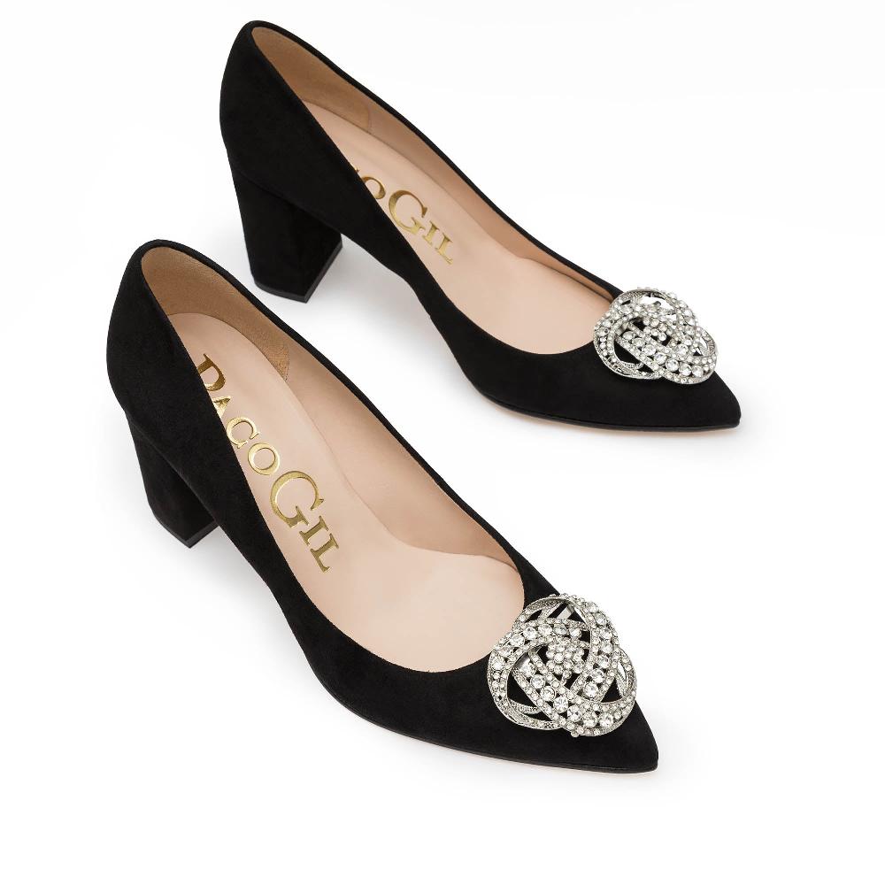 paco gil AVA BLACK SUEDE Oferta exclusiva