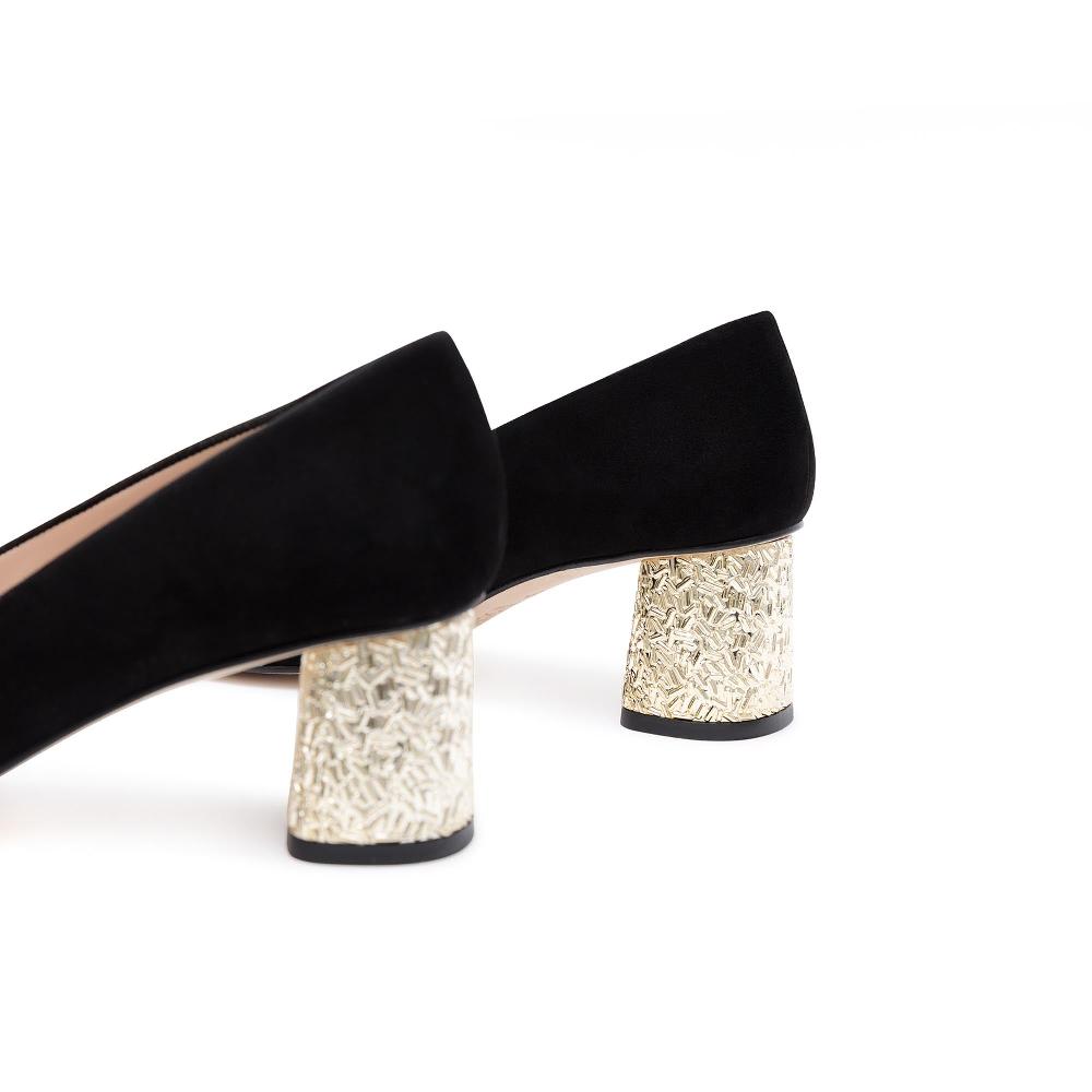 paco gil OCTAVIA BLACK SUEDE Ofertas especiales