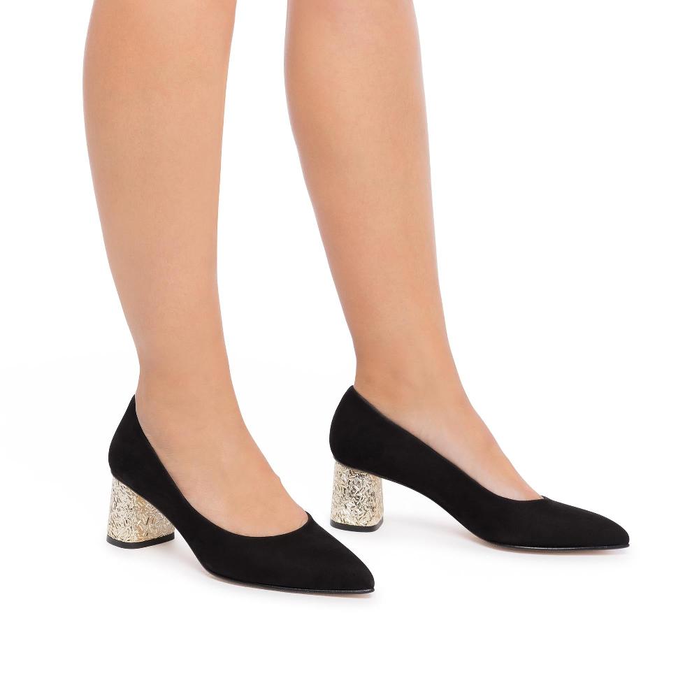 paco gil OCTAVIA BLACK SUEDE Ofertas especiales