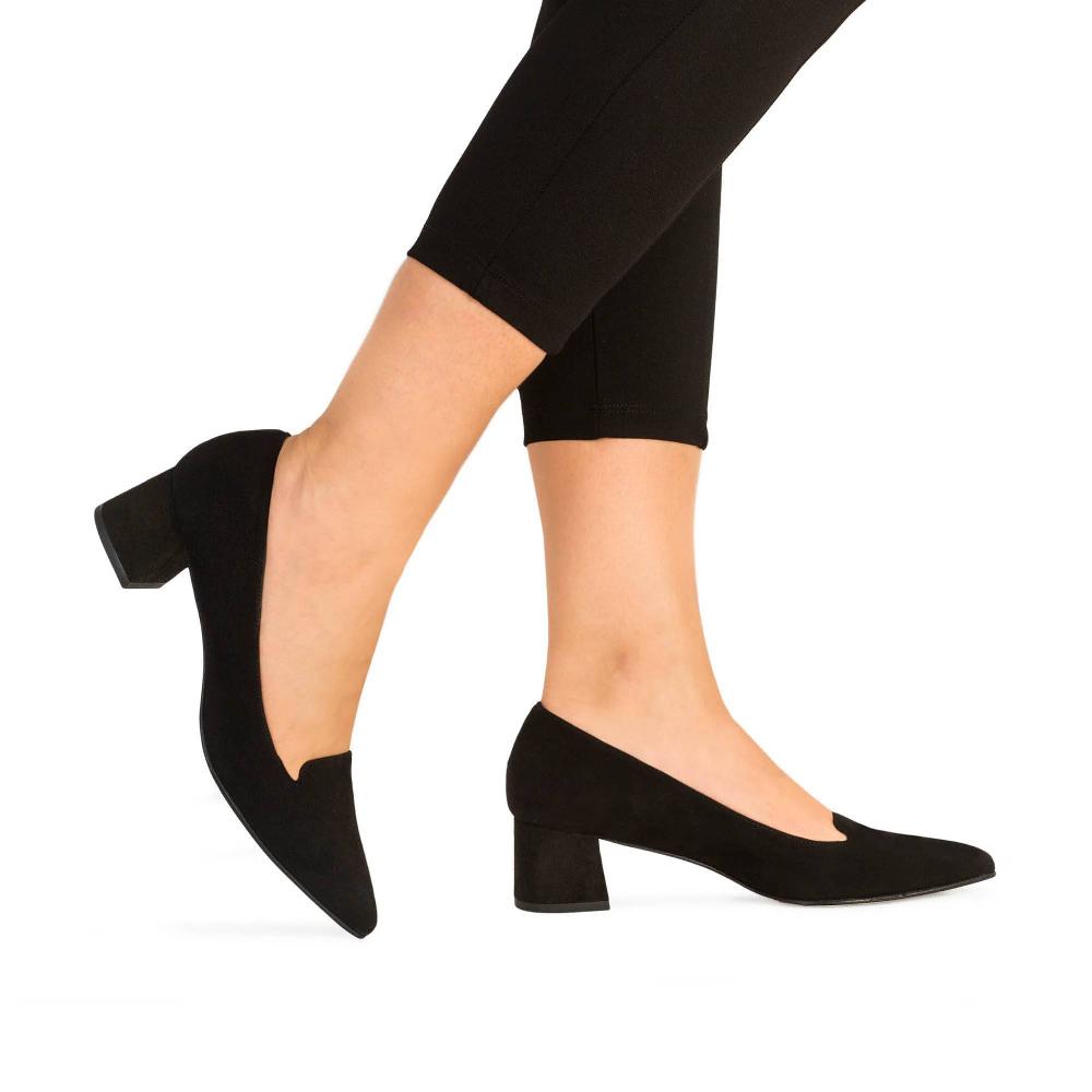 paco gil LAURA BLACK SUEDE Grandes ahorros