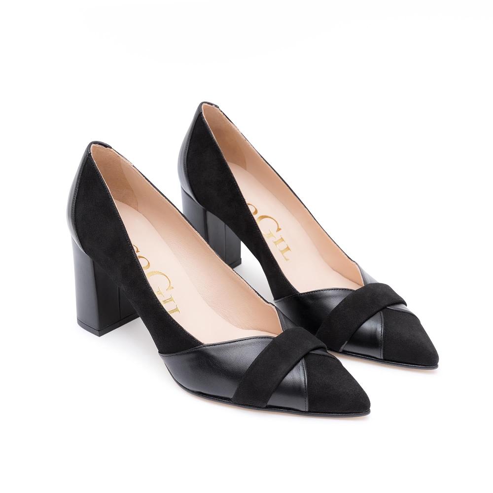 paco gil BELISA BLACK SUEDE/NAPA Rebajas de fin de temporada