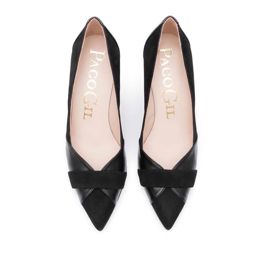 paco gil BELISA BLACK SUEDE/NAPA Rebajas de fin de temporada