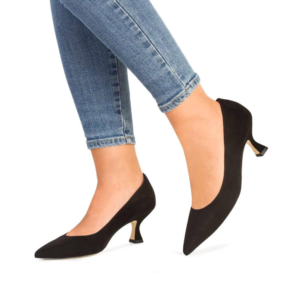 paco gil AITANA BLACK SUEDE Precio ultrabajo