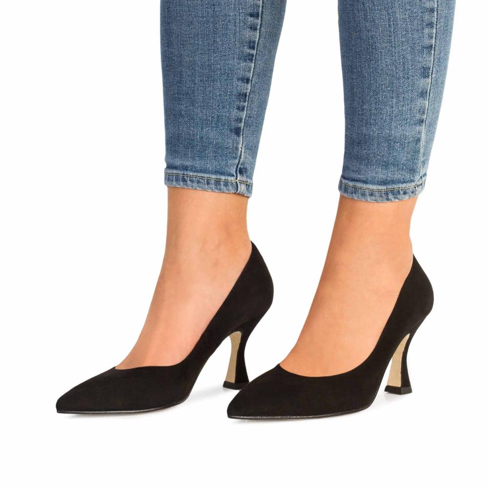 paco gil MARTA BLACK SUEDE Devoluciones gratuitas