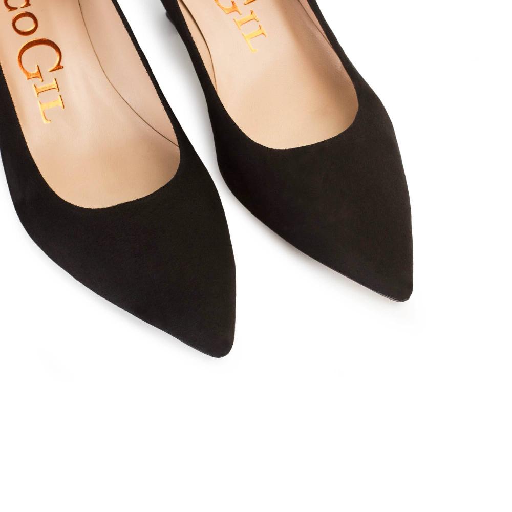 paco gil MARTA BLACK SUEDE Devoluciones gratuitas