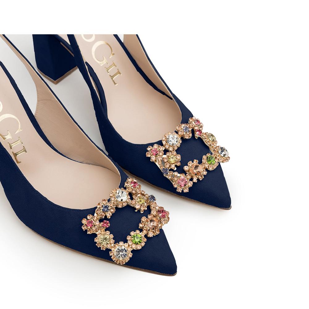 paco gil SELENE MARINE SUEDE Tienda