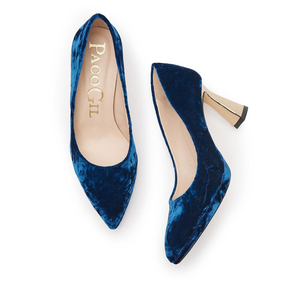 paco gil REGINA NAVY VELVET Precio de fábrica