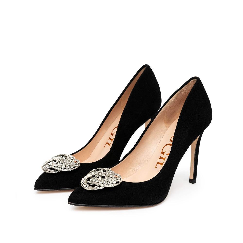 paco gil SHASA BLACK SUEDE En oferta