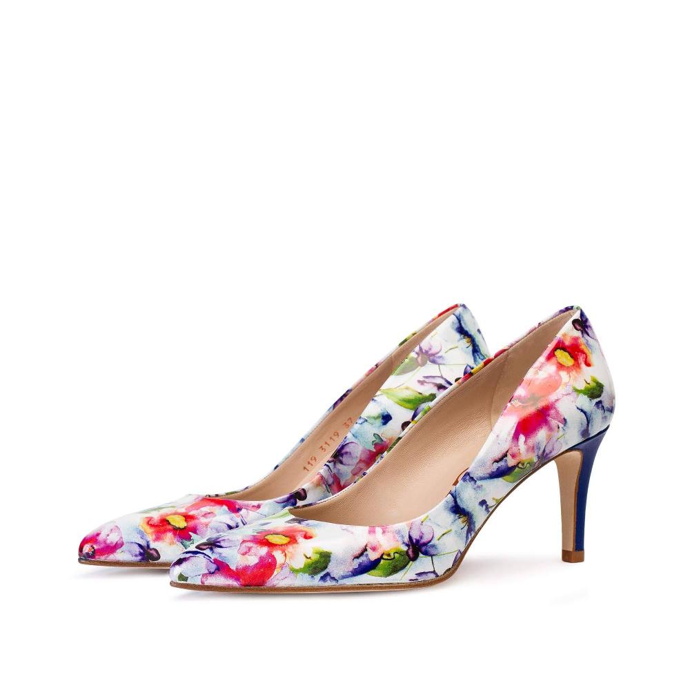 paco gil RITA BLUE FLOWER PRINT Oferta exclusiva