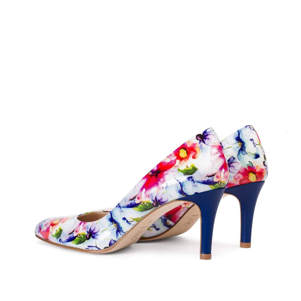 paco gil RITA BLUE FLOWER PRINT Oferta exclusiva