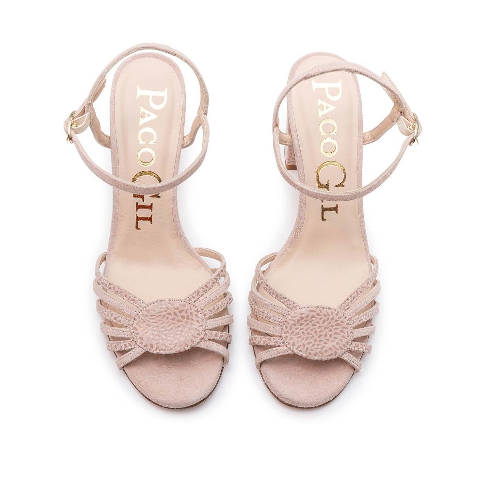 paco gil CHARIS PINK SUEDE Devoluciones gratuitas