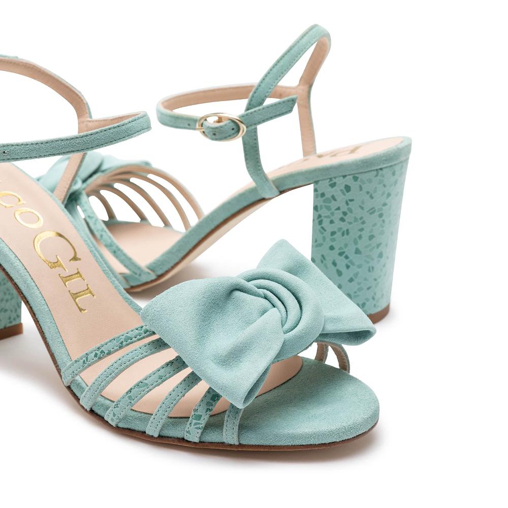 paco gil BRAULIA AGUAMARINA SUEDE Outlet