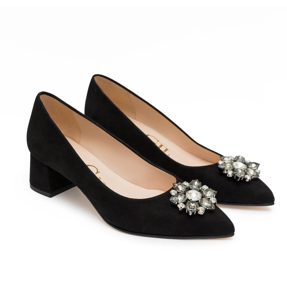 paco gil TIARA BLACK SUEDE Limitado a 3 días