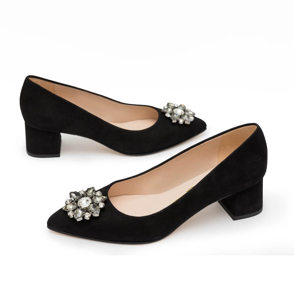 paco gil TIARA BLACK SUEDE Limitado a 3 días