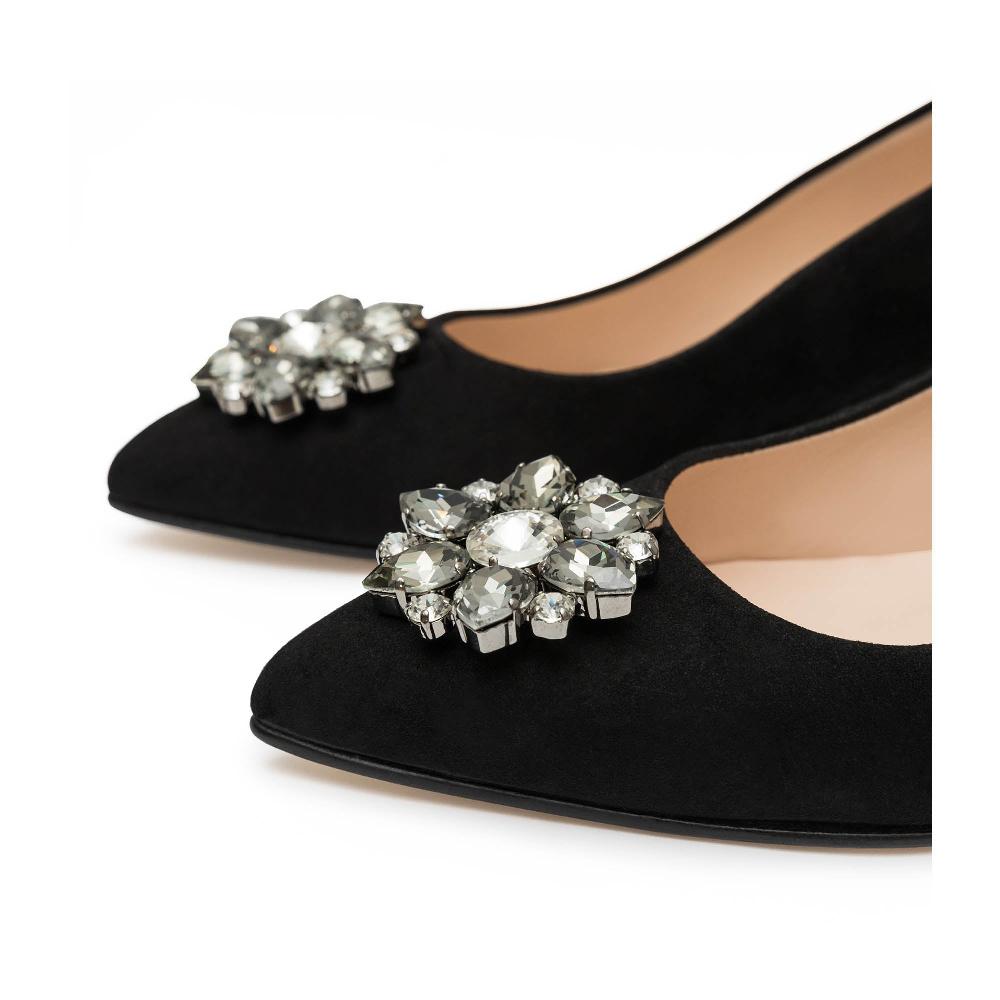 paco gil TIARA BLACK SUEDE Limitado a 3 días