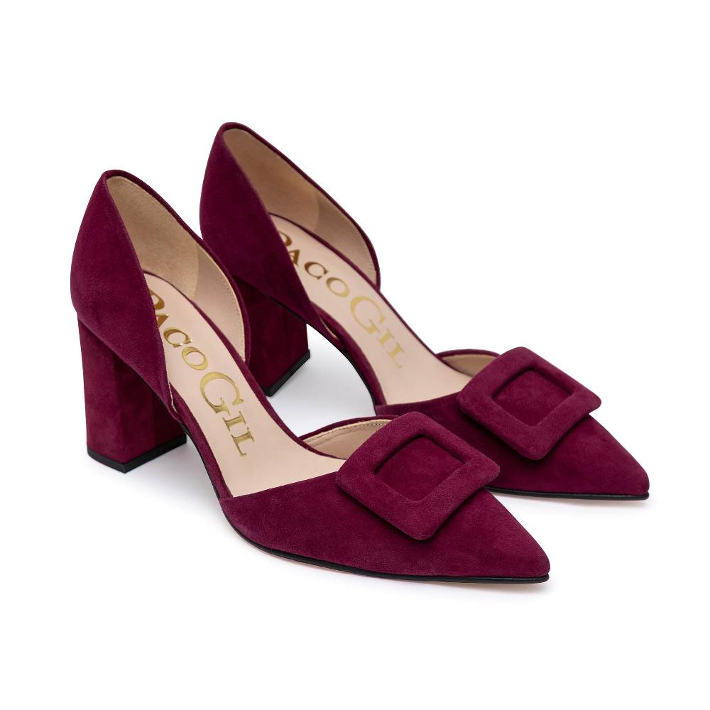 paco gil JANE WINE SUEDE Descuento por venta flash