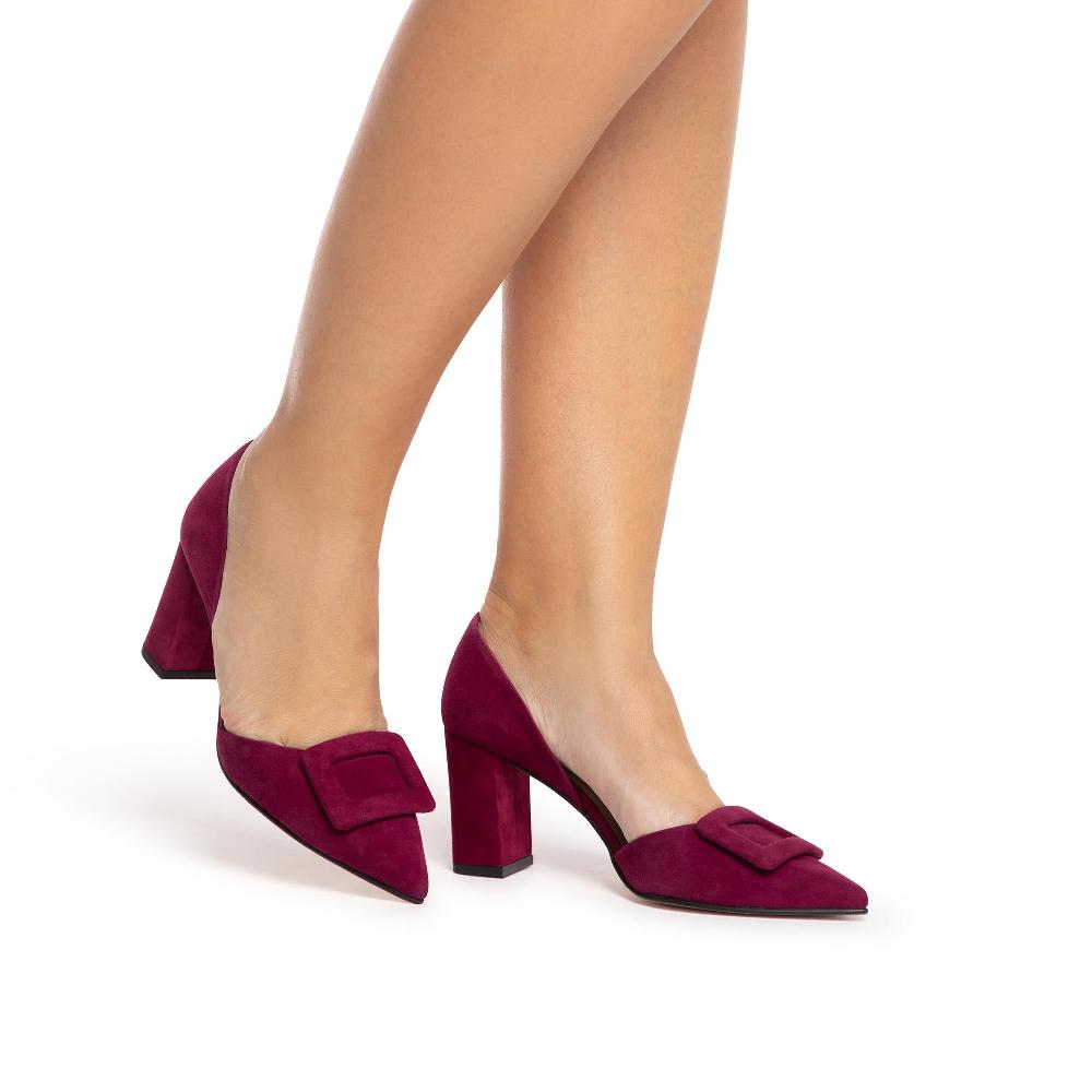 paco gil JANE WINE SUEDE Descuento por venta flash