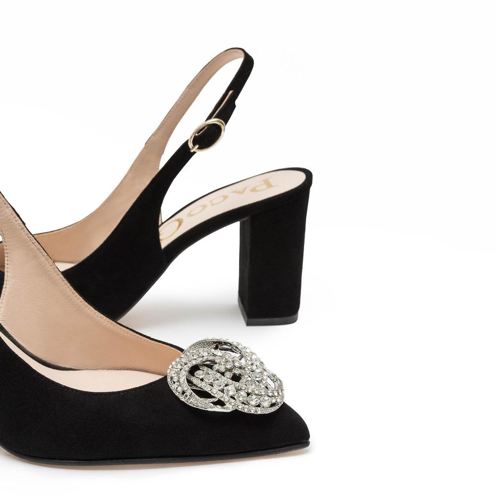 paco gil MAYA BLACK SUEDE Outlet