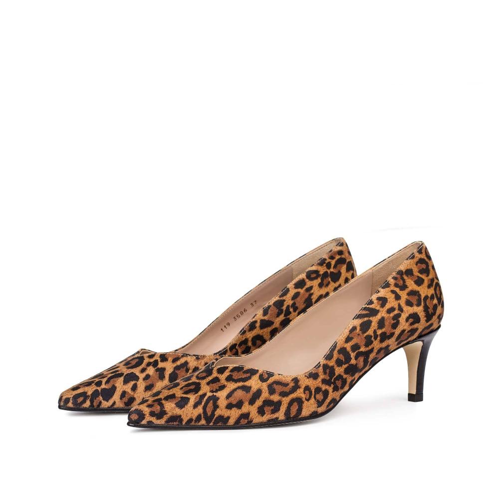paco gil VIOLETA LEOPARD SUEDE Descuento