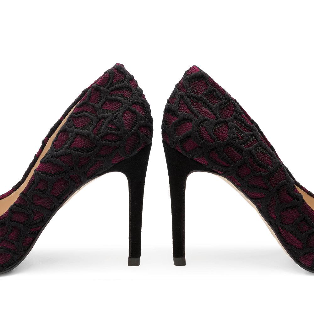 paco gil DESIRE RED/BLACK BROCADE Mejor oferta