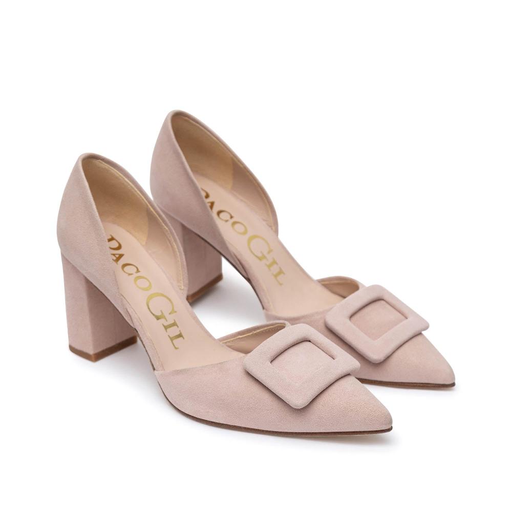 paco gil JANE SOFT PINK SUEDE Oferta especial