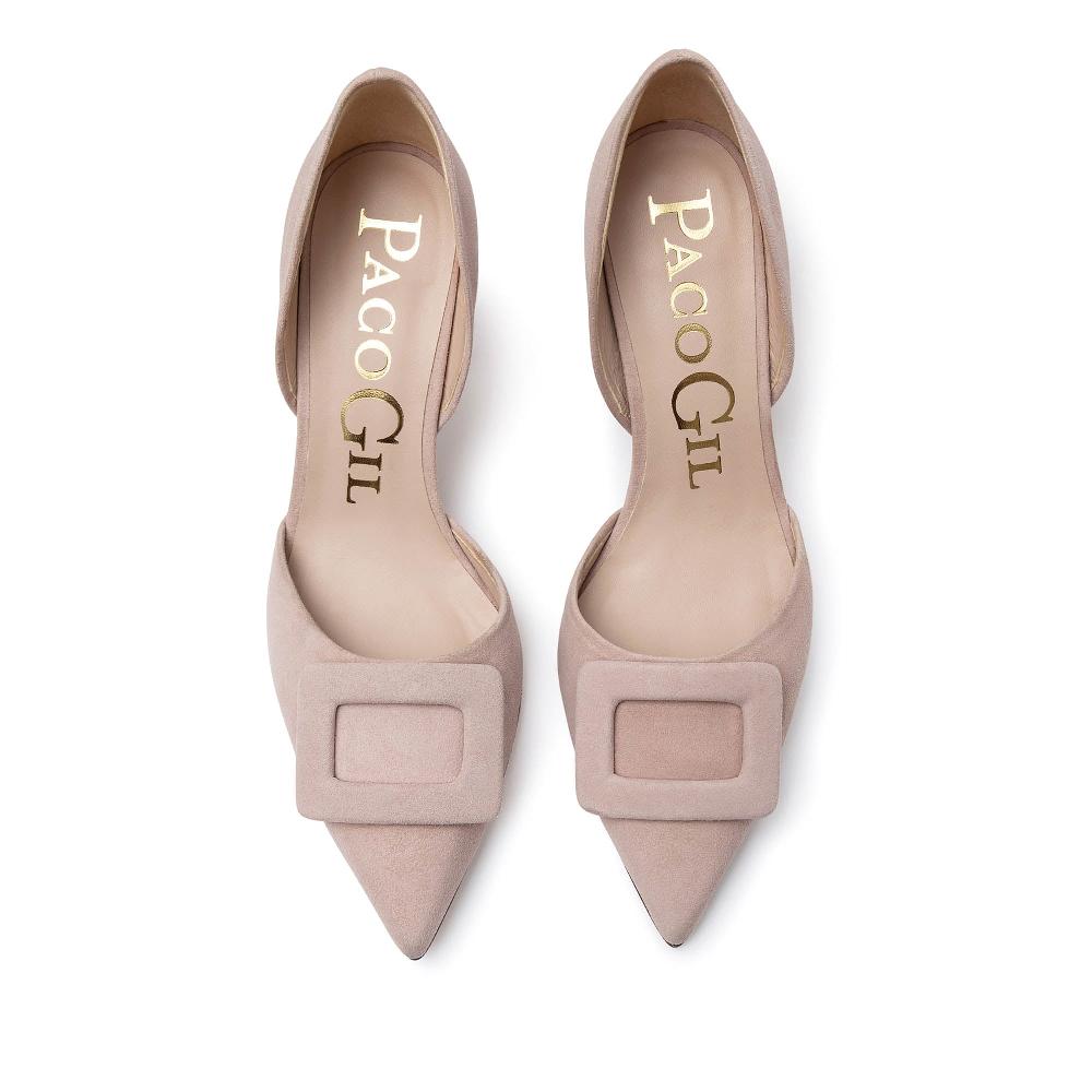 paco gil JANE SOFT PINK SUEDE Oferta especial