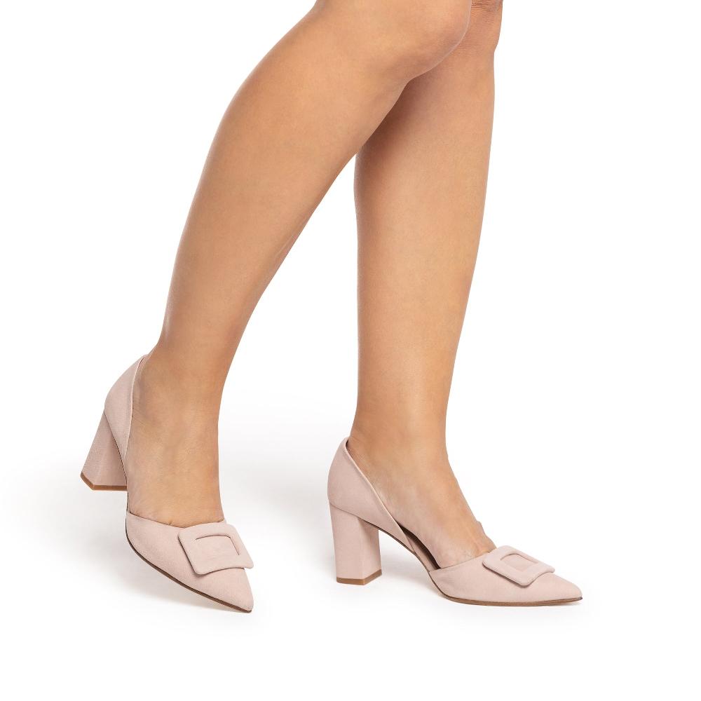 paco gil JANE SOFT PINK SUEDE Oferta especial
