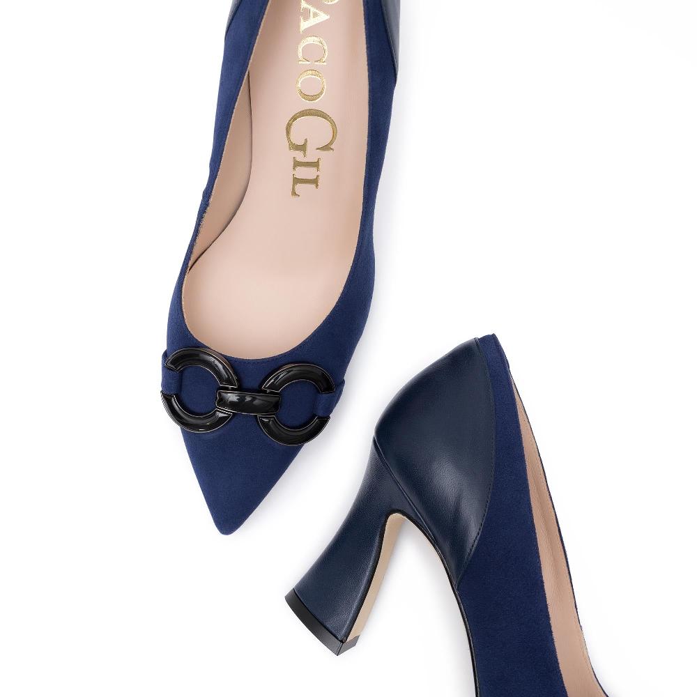 paco gil LUCRECIA NAVY SUEDE/NAPA ÚLTIMAS EDICIONES