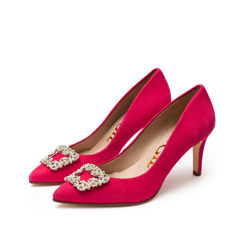 paco gil LYRA RED SUEDE Solo hoy