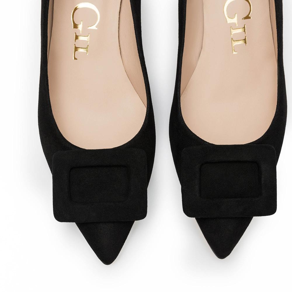 paco gil CORA BLACK SUEDE Ahorra y exporta