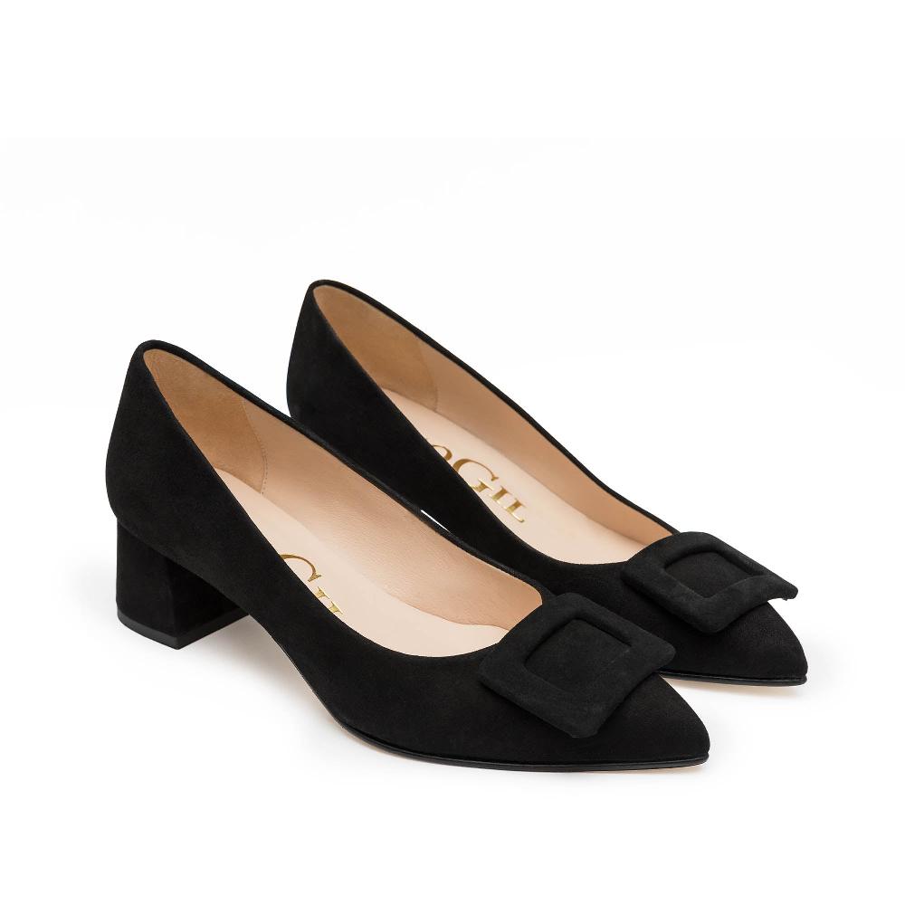 paco gil CORA BLACK SUEDE Ahorra y exporta