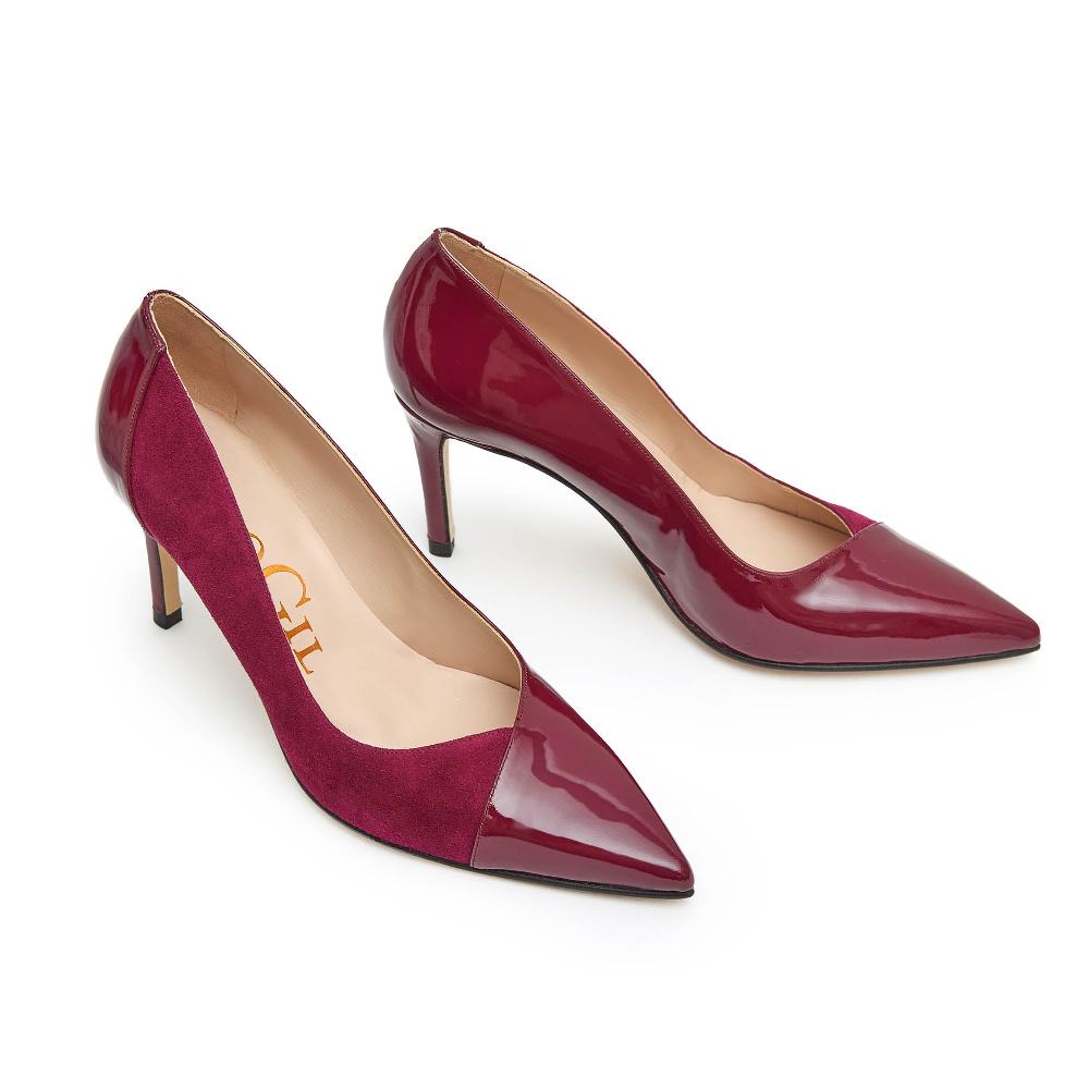 paco gil VERONICA TAPIZ SUEDE/CICLAMINO PATENT Oferta exclusiva