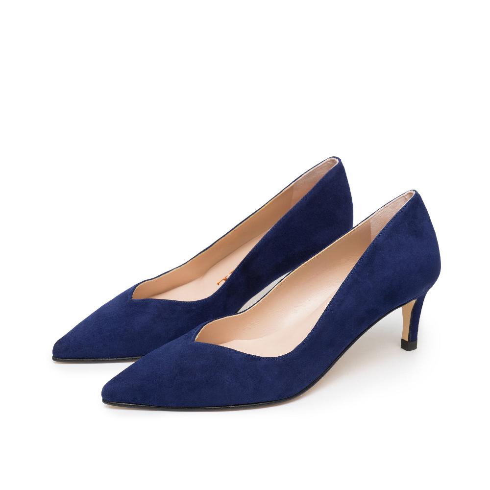 paco gil VIOLETA NAVY NAZ SUEDE Descuento por venta flash