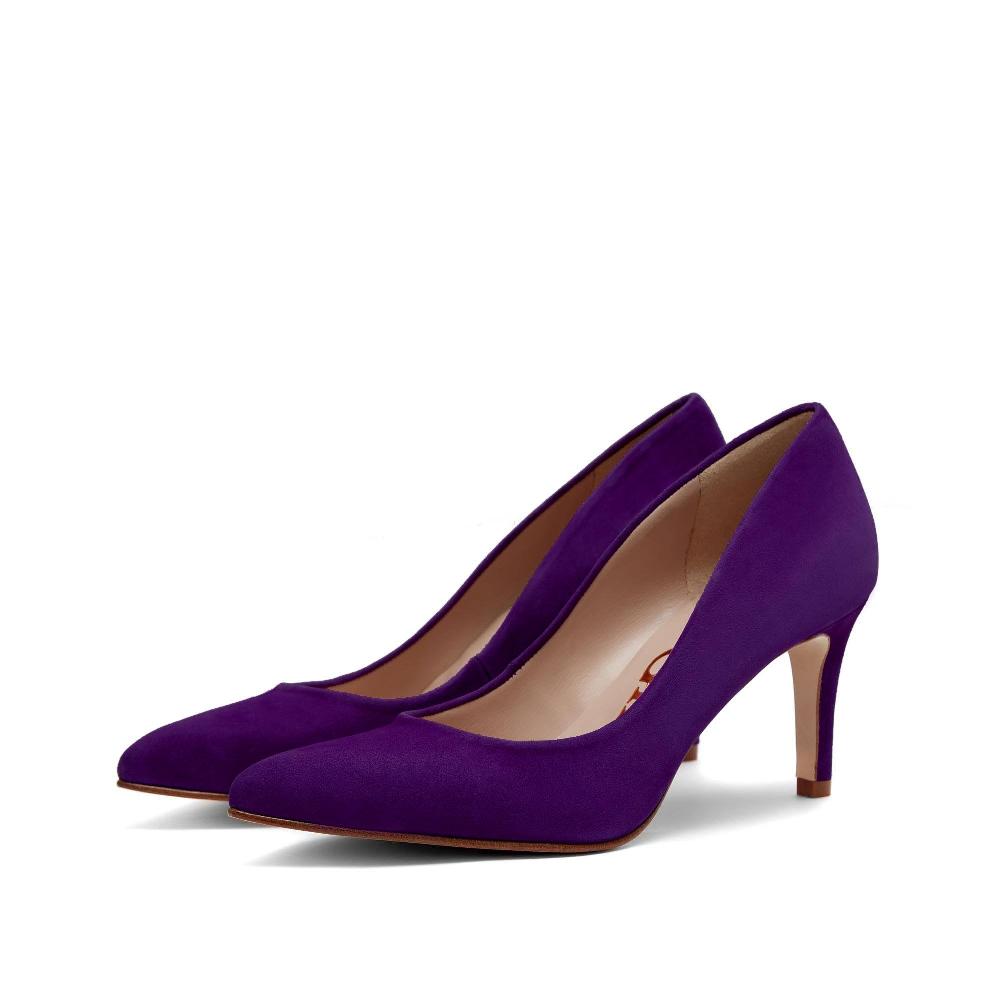 paco gil RITA AUBERGINE SUEDE Ventas relámpago