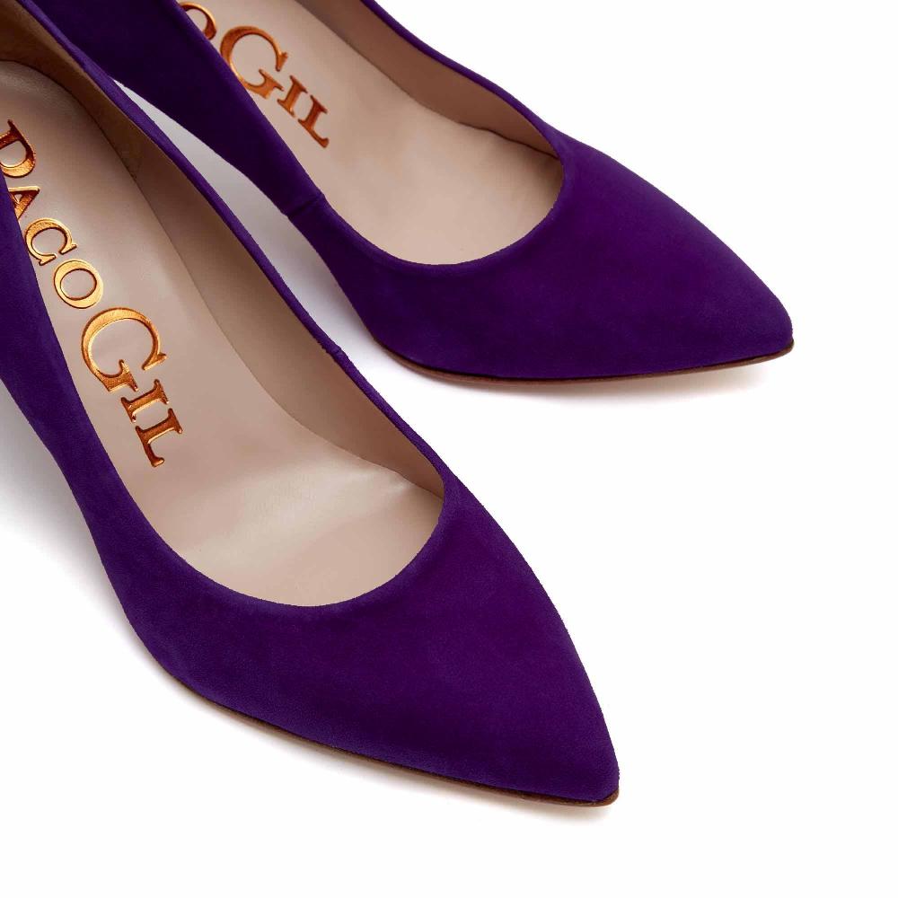 paco gil RITA AUBERGINE SUEDE Ventas relámpago