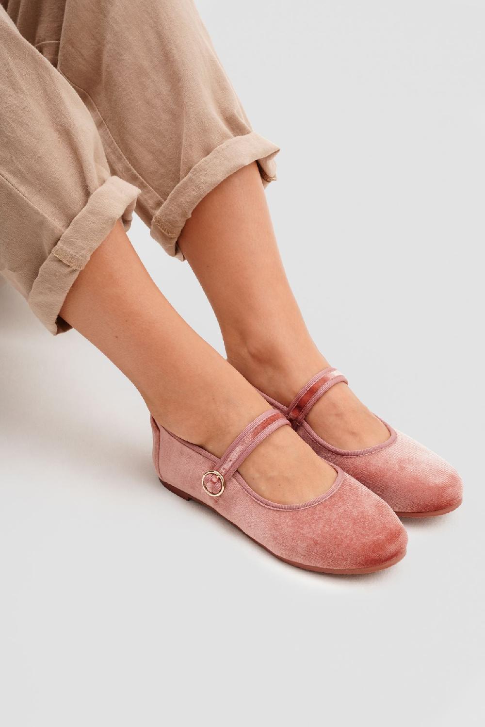paez MARY JANE VELVET BLOSSOM PINK Ofertas especiales