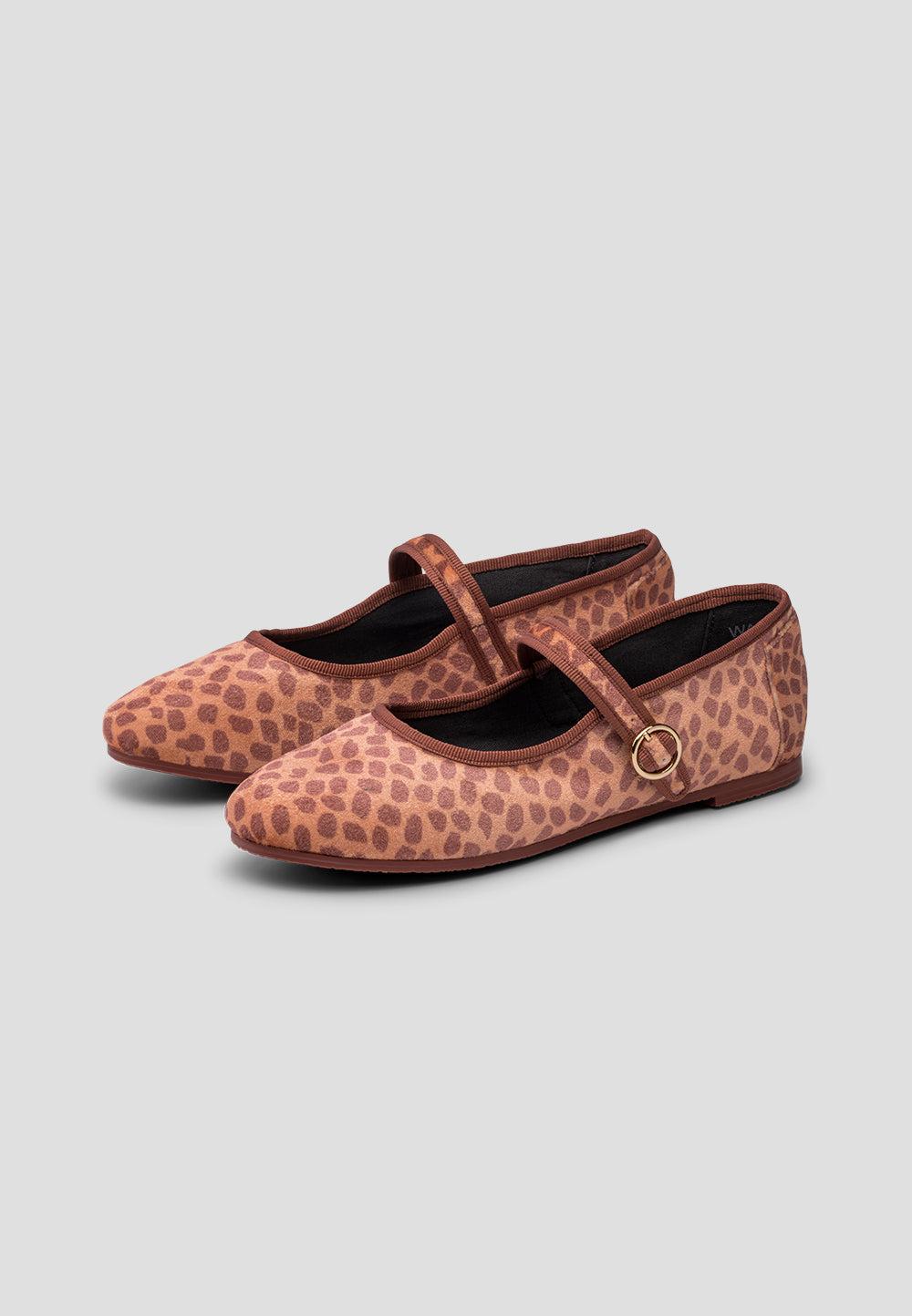 paez MARY JANE VELVET TERRACOTA Rebajas de fin de temporada